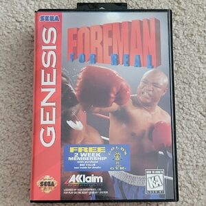 Sega Genesis Foreman For Real Video Game